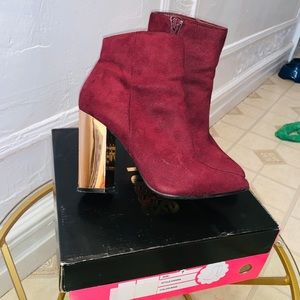 Charlotte Russe booties size 7